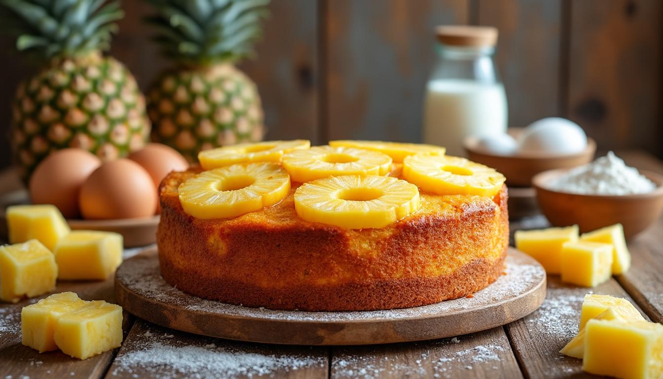 découvrez notre recette facile pour réussir un gâteau à l’ananas moelleux et gourmand, parfait pour toutes les occasions et les amateurs de desserts fruités.