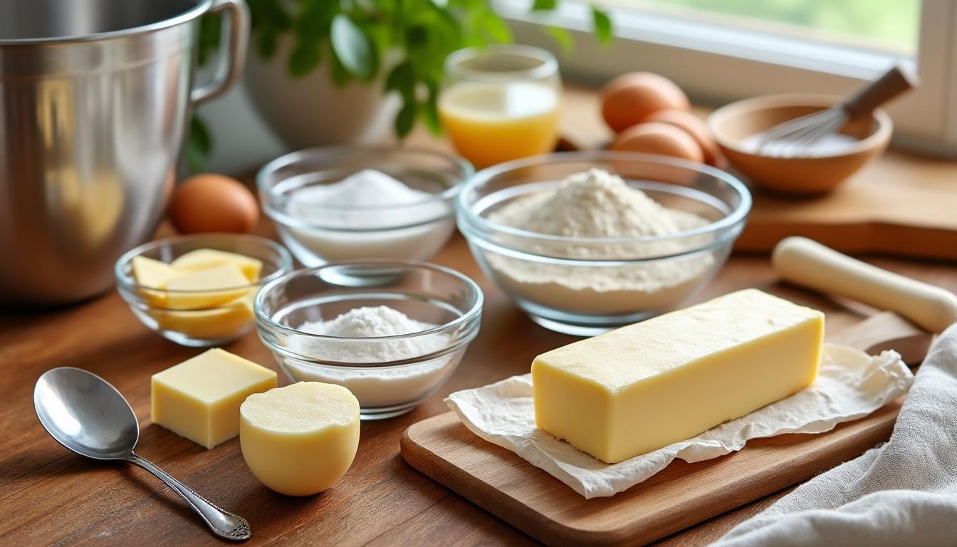 découvrez comment réaliser un quatre-quarts moelleux grâce à notre guide simple avec les ingrédients essentiels et les étapes faciles à suivre pour une réussite garantie.