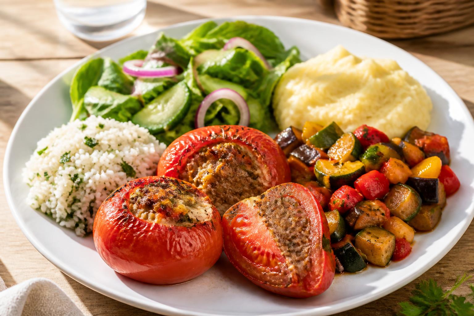 découvrez quelles garnitures accompagnent parfaitement les tomates farcies pour sublimer ce plat d'été savoureux et coloré.