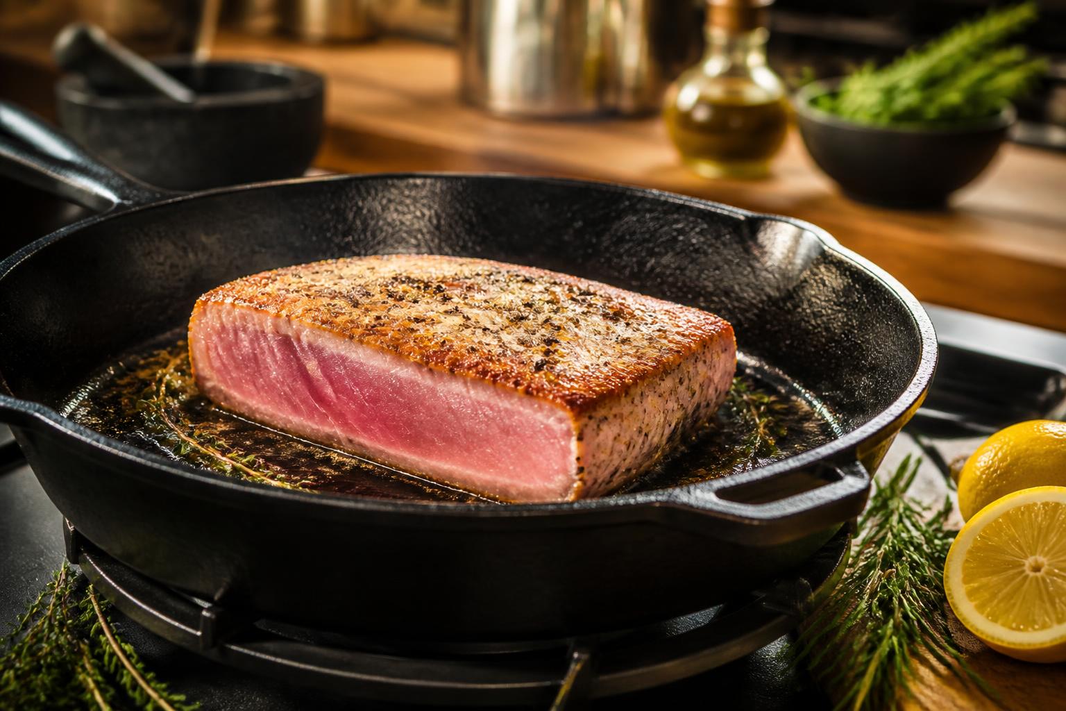 découvrez nos astuces pour réussir la cuisson du thon à la poêle, obtenir une chair tendre et savoureuse à chaque fois. guide pratique pour un plat délicieux et rapide.