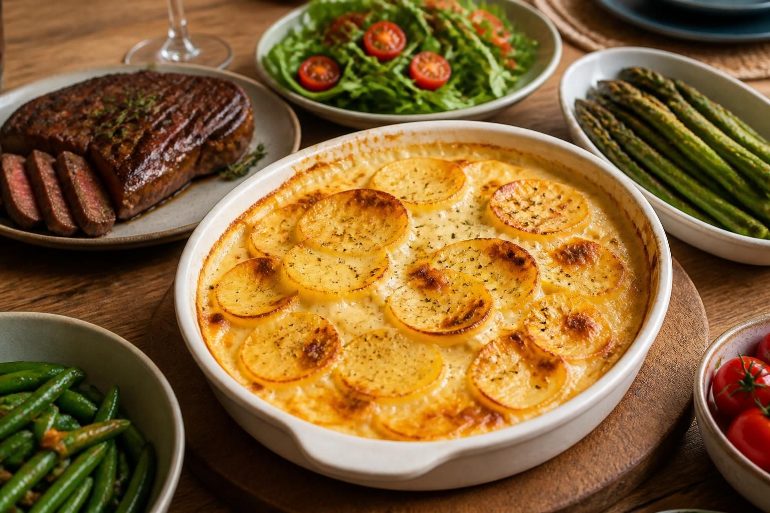découvrez quel accompagnement choisir pour sublimer votre gratin dauphinois et rendre ce plat encore plus savoureux et équilibré.