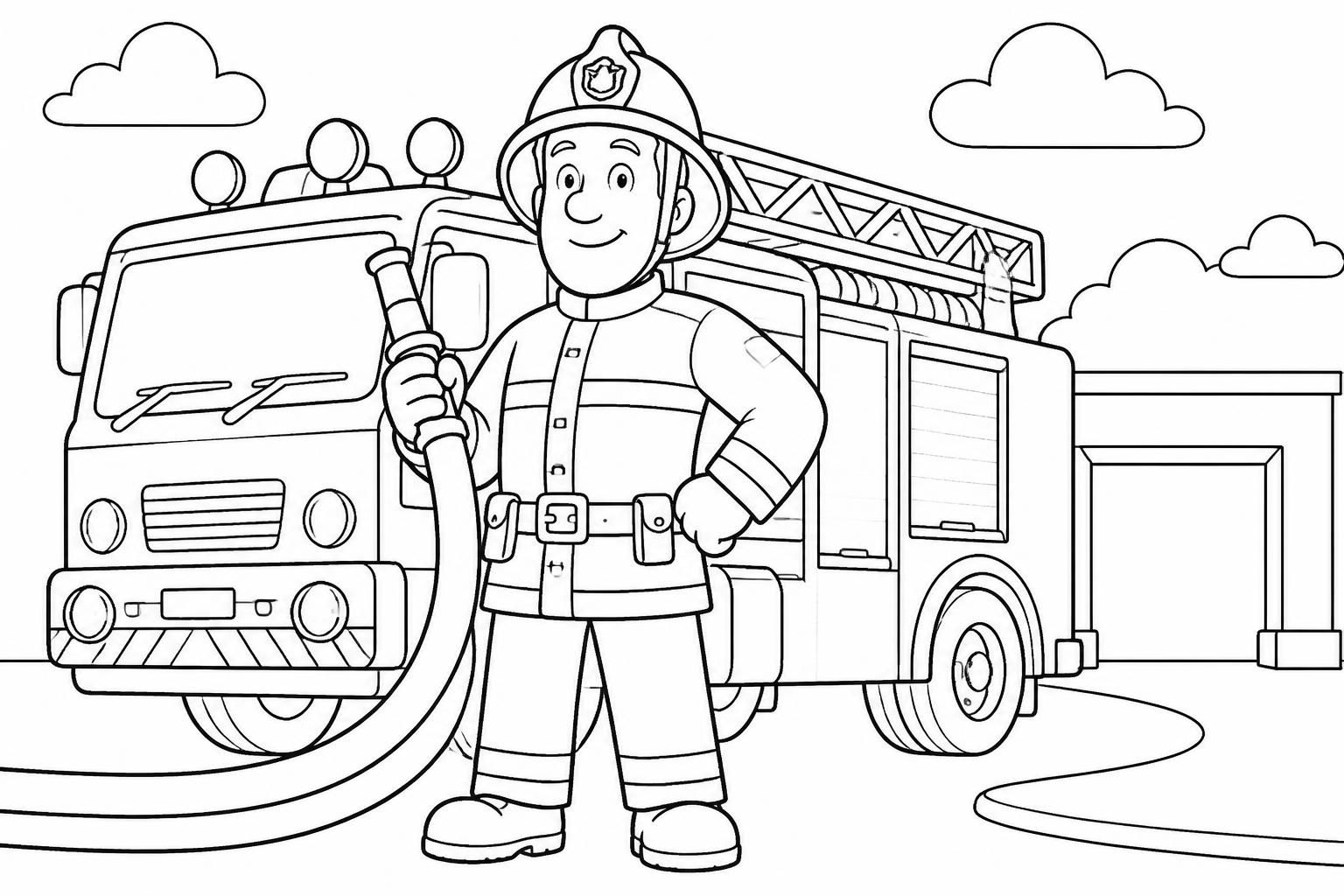 téléchargez et imprimez gratuitement des coloriages du pompier sam, parfaits pour les enfants fans de sam le pompier qui aiment colorier et s'amuser.