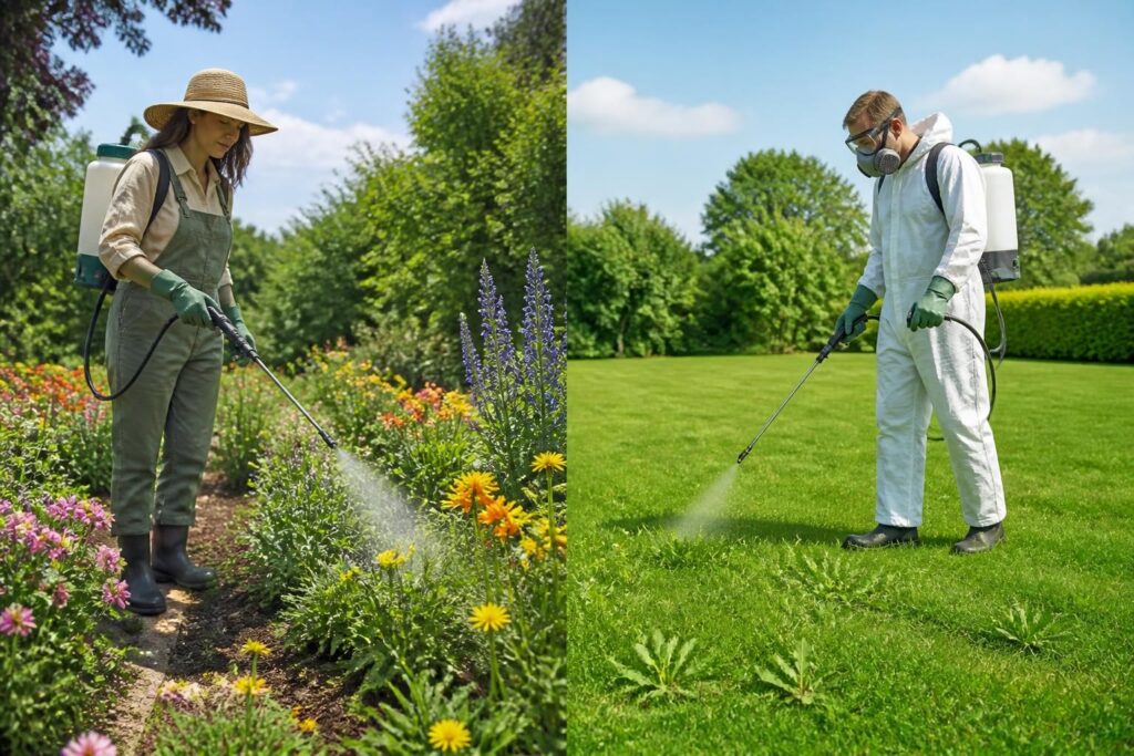 découvrez comment choisir entre un désherbant naturel et un désherbant sélectif pour entretenir efficacement votre jardin et votre gazon tout en respectant l'environnement.