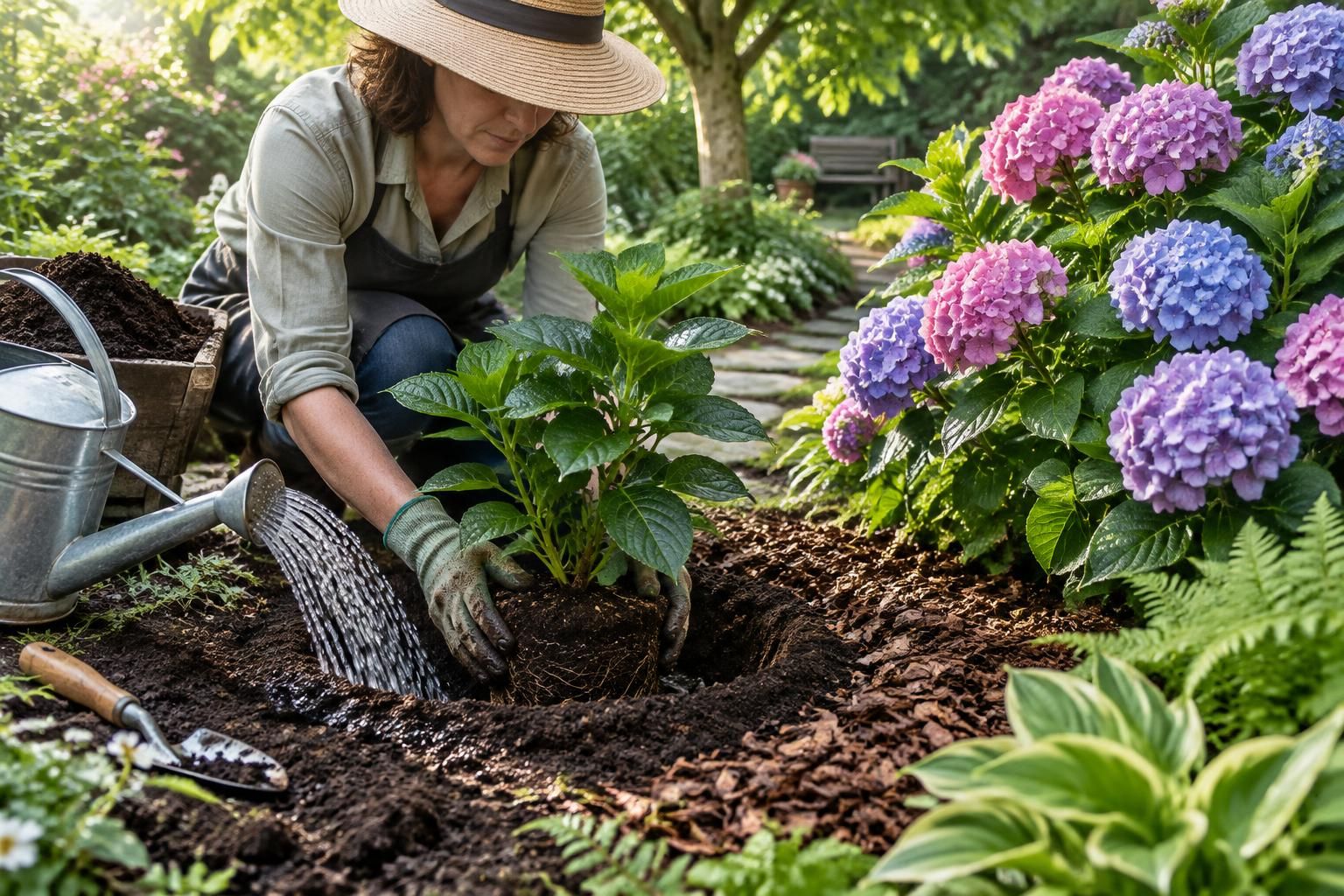 découvrez comment planter et entretenir l’hydrangea macrophylla : exposition, arrosage, taille et conseils pour une floraison généreuse.