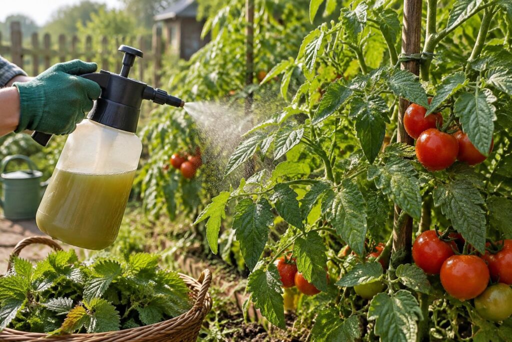 découvrez la fréquence idéale pour pulvériser du purin d’ortie sur vos tomates et profiter de ses bienfaits pour leur vigueur et leur croissance.