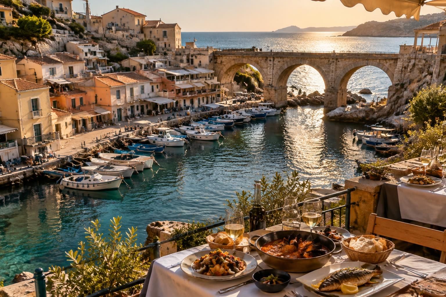 découvrez le vallon des auffes à marseille : carte, restaurants, spécialités locales et conseils pour profiter de ce charmant port de pêche.